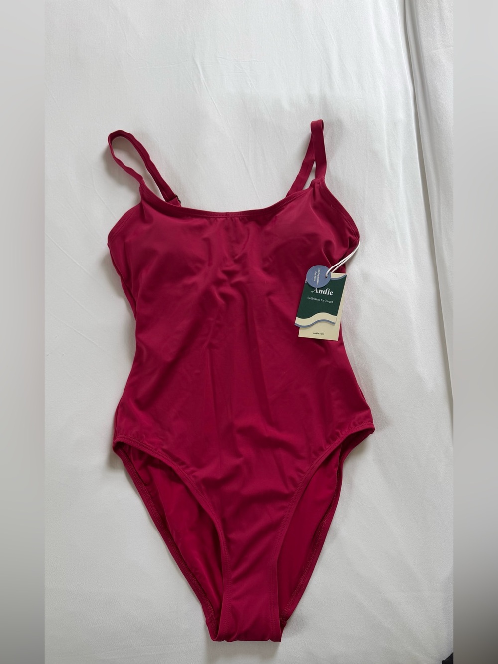 Andie one piece red bathing suit size small
